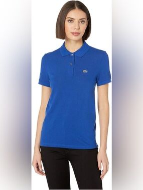 Lacoste Blue polo, size 42 (US M)